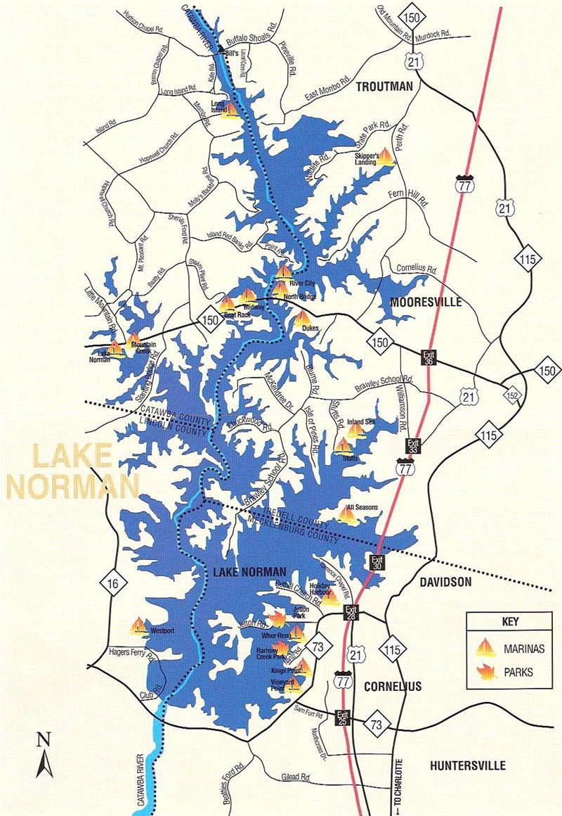 Lake Norman Area of North Carolina